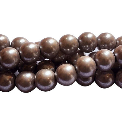 Loose Glass Pearl Beads Round Shape, in size 10mm Smooth Round,  Sold Per 40 Beads, it will come about 16 inches while stringing