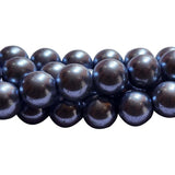 Loose Glass Pearl Beads Round Shape, in size 10mm Smooth Round,  Sold Per 40 Beads, it will come about 16 inches while stringing