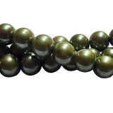 Loose Glass Pearl Beads smooth round Shape, in size 12mm, Sold Per 40 Beads, it will come about 16 inches while stringing