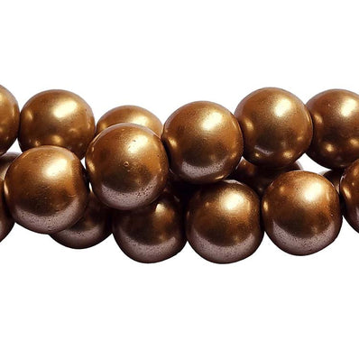 Loose Glass Pearl Beads smooth round Shape, in size 12mm, Sold Per 40 Beads, it will come about 16 inches while stringing