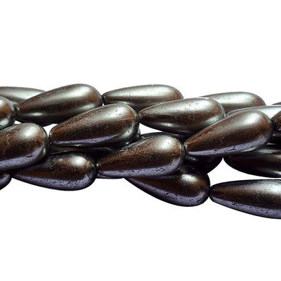 8X18mm Loose Glass Pearl Beads long teardrop  Shape, Sold Per 23 Beads, it will come about 16 inches while stringing