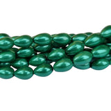 6x9mm Loose Glass Pearl Beads  teardrop  Shape, Sold Per 45 Beads, it will come about 16 inches while stringing