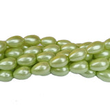 6x9mm Loose Glass Pearl Beads  teardrop  Shape, Sold Per 45 Beads, it will come about 16 inches while stringing