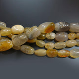 Agate Tumble Oval Natural Indian origin Beads Soold Per Strand of 25 Beads