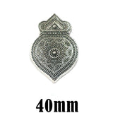 5 Pcs Pack German Silver Pendant Size About 40mm