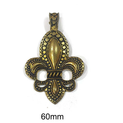 3 Pcs Pack German Silver Pendant Size About 60mm