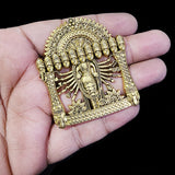 2 Pieces Pkg.Vishnu German Silver Large Ethnic Oxidized Pendants