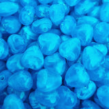 20 PIECES PACK' HEART SHAPED ACRYLIC BEADS' 12 MM SIZE APPROX.