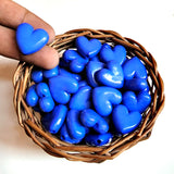 20 PIECES PACK' HEART SHAPED BIG SIZE ARCYLIC BEADS' SIZE APPROX 20 MM