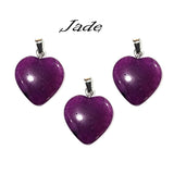 Heart Charms Pendants small size, 100% Authentic Gemstone Pendants Sold Per Piece.