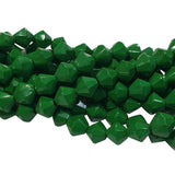 2 strands/line each 16", JADE IMITATION GLASS BEADS 46~48 Beads approx in 16 inches strand/line