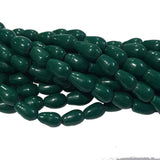 2 strands/line each 16", JADE IMITATION GLASS BEADS 44~46 Beads approx in 16 inches strand/line