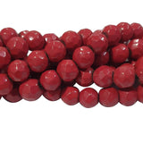 2 strands/line each 16", JADE IMITATION GLASS BEADS 44~45 Beads approx in 16 inches strand/line