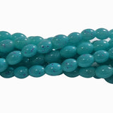 2 Line/string (each line 16 inches long) glass beads dyed for jewelry making