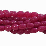 2 Line/string (each line 16 inches long) glass beads dyed for jewelry making