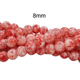 PER LINE, 8MM SIZE JADE REPLICA FINE QUALITY OF GLASS BEADS FOR JEWELRY MAKING, APPROX 48~51 BEADS