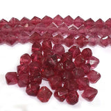 2 Strands (each 16 Inches) 9mm Crystal Glass beads