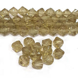 2 Strands 9mm Crystal Glass beads, length 16 inches (2)