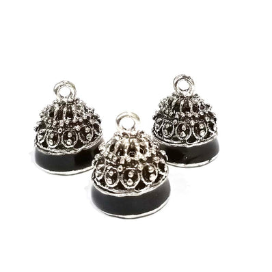 5 PAIR PACK' 18x14 MM' STONE STUDDED JHUMKA FRAME