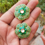 30 MM HANMADE KUNDAN COMPONENT BEADS SOLD BY PER PIECE PACK