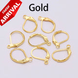 Best quality Earring Bali hooks Gold Shiny Plated in package of 10 Pairs,50 Pairs,100 Pairs