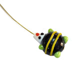 Handmade Lampwork Artistic Glass beads diy charms for Jewelry Making Tortoise Turtle (6 Pcs)