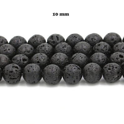 Lava Rock Beads, Electroplated Metallic Lava Rock Stone, Lava Beads 8mm, 46  Beads