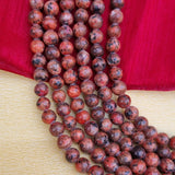 8mm, Leopard Skin Jasper semi precious beads Jewelry Making, Matt Finish, Natural and authentic Gemstone Beads