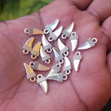 20 PIECES PACK' SILVER OXIDIZED SMALL DAGGER CHARMS' 14x6 MM USED DIY JEWELLERY MAKING