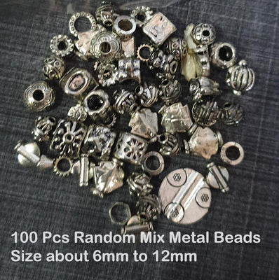 6-12mm Daisy Flower Spacer Gold oxidized Sold Per 100 Pcs Pack