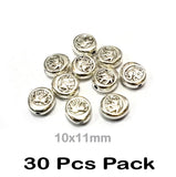 10x11mm Daisy Flower Spacer Gold oxidized Sold Per 30 Pcs Pack