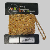 Size About 5mm, 5 Meters Package Gold Plated Chain for Jewellery Making Necklace Bracelets