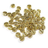 60 Pcs Pkg. Metal Oxidized Fine quality Jewelry making beads in Size About 8x3 Milimeters