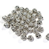 25 Pcs Pkg. Metal Oxidized Fine quality Jewelry making beads in Size About 8x8 Milimeters