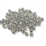 40 Pcs Pkg. Metal Oxidized Fine quality Jewelry making beads in Size About 6x6 Milimeters