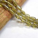 AB Glass Beads Barroque shape Barroque handmade beads, Sold Per String 16 inches long, Olive Green Color