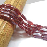 Red Color AB Glass Beads Pillow shape Barroque handmade beads