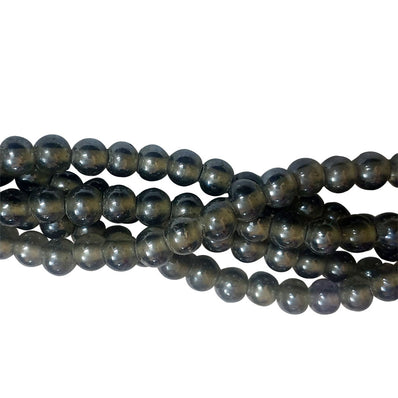 9mm Round AB Luster Glass Beads for jewelry Making Sold Per Strand of 16" Approx pcs 50