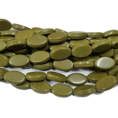 Handmade Glass beads sold by per Strands/Line Approx 27 Beads in size about 8x13 Milimeter