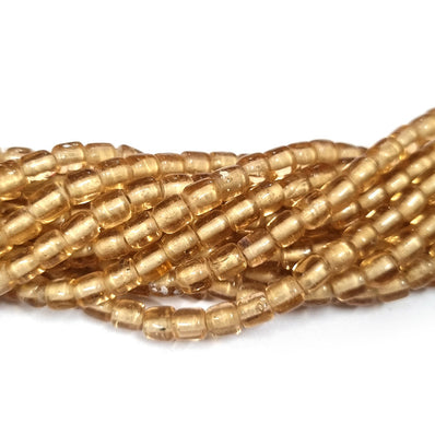 Handmade Glass beads sold by per Strands/Line Approx 70 Beads in size about 6X6 Milimeter