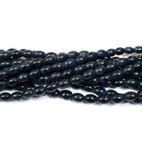 Handmade Glass beads sold by per Strands/Line Approx 56 Beads in size about 6x8 Milimeter