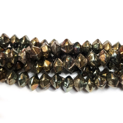 Handmade Glass beads sold by per Strands/Line Approx 72 Beads in size about 9x7 Milimeter