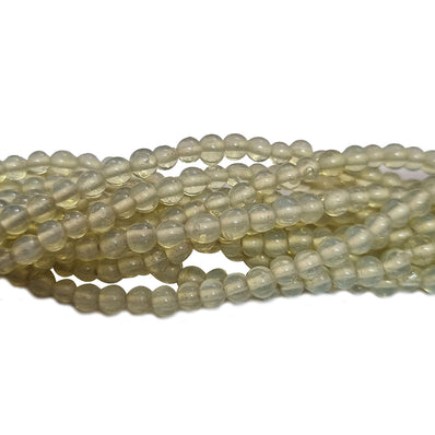 5/Line Pkg. (each 16 inches long) 4mm handmade glass beads for jewelry making