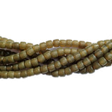 3/Line Pkg. (each 16 inches long) 6mm Barrel Shape handmade glass beads for jewelry making