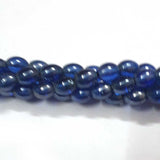 8x9mm Approx Size Handmade glass beads Sold Per line  of 16 inches (strand) 18 Beads approx in a line