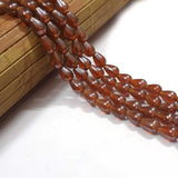 8x10mm Approx Size Handmade glass beads Sold Per line  of 16 inches (strand) 38 Beads approx in a line