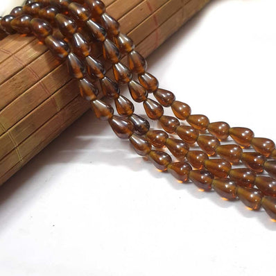 8x10mm Approx Size Handmade glass beads Sold Per line  of 16 inches (strand) 38 Beads approx in a line