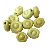 10 Pcs Pack Vintage Large Size Plain glass beads for jewelry making  About 3~4mm Hole