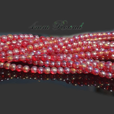 4mm, High Quality Beautiful Lusture Round Shape Beads Sold by per line, About 200~202 Beads