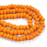 8x11mm, Handmade Nepal origin glass beads Sold Per Strand of 16" line approx 555~56 beads in a line